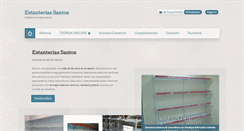 Desktop Screenshot of estanteriassantos.com
