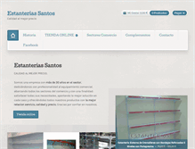 Tablet Screenshot of estanteriassantos.com